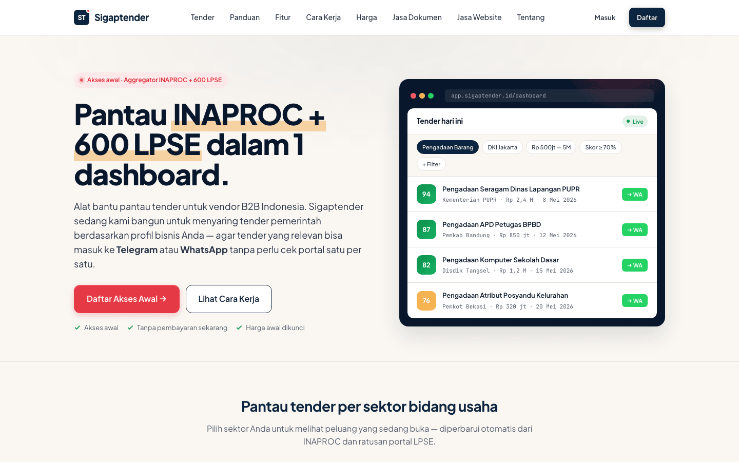 Sigap Tender